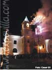 Juegos pirot�cnicos Plazoleta del Carmen Villa de Leyva